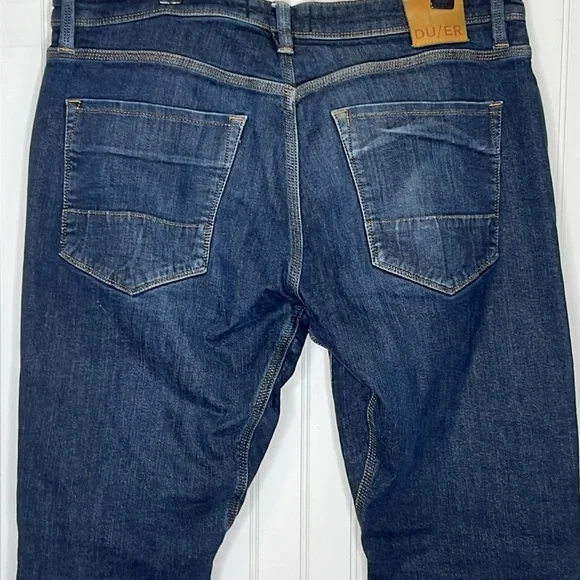 Du/Er Fleece Lined Relaxed Jeans Size 36 - Picture 9 of 14